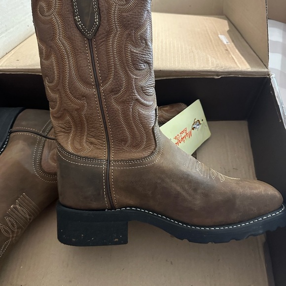 JB Dillon Original Cowboy Boots-Brown - Picture 2 of 9